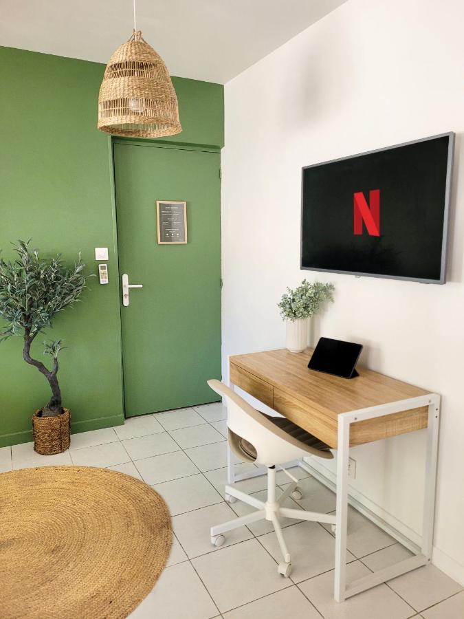 Studio Double Climatise Avec Terrasse - Proche Tram & Centre Montpellier Zewnętrze zdjęcie
