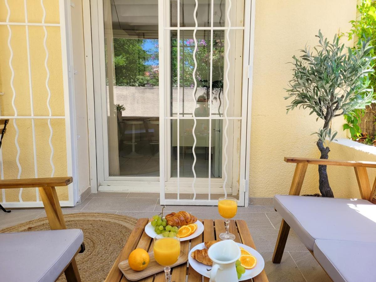 Studio Double Climatise Avec Terrasse - Proche Tram & Centre Montpellier Zewnętrze zdjęcie